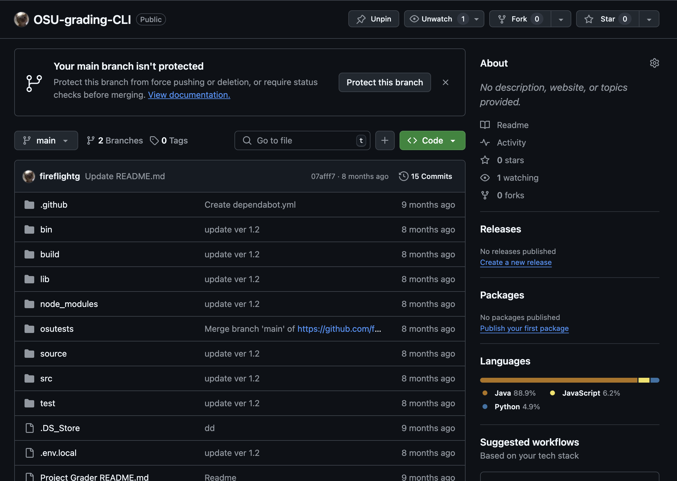 OSU AI Project Grader